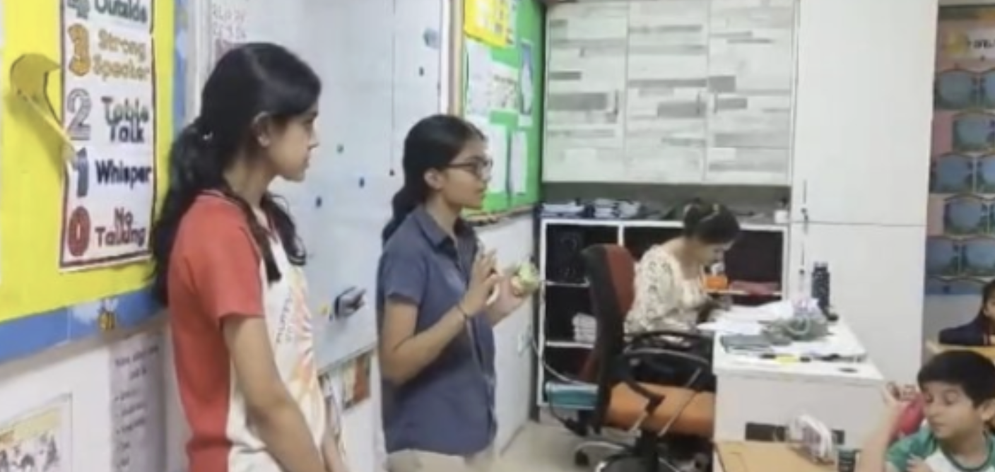 Gratitude Jars activity with young students