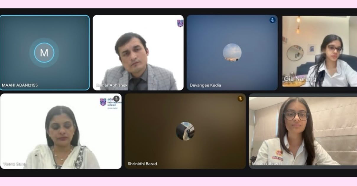 Screenshot from the Mindful Minds in a Digital World seminar