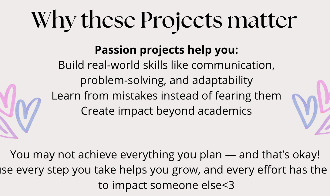 Presentation slide on why passion projects matter during the ABWA session
