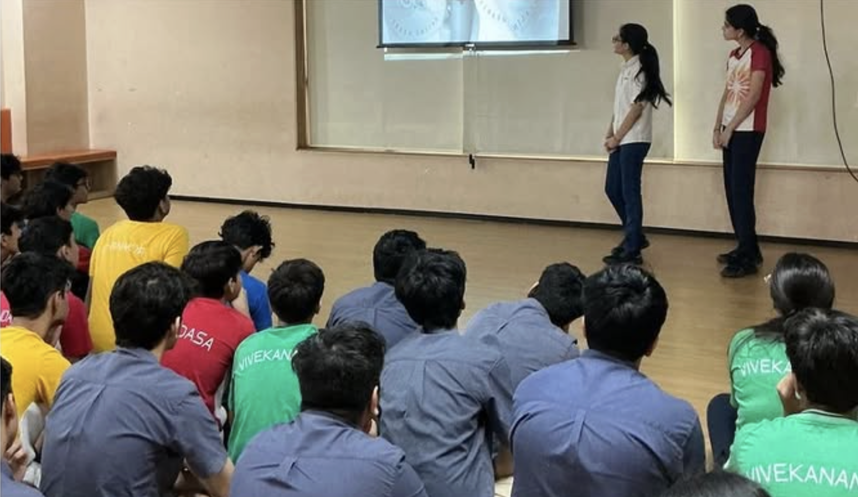 Healing Hearts facilitators leading the Passion Project Session with Grade 9 students at ABWA